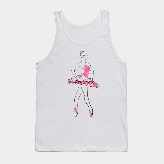 ballerina Tank Top by Olga Berlet